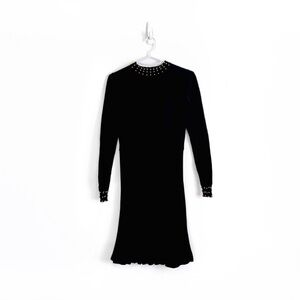 Lipsy Girls Knit Pleated Dress